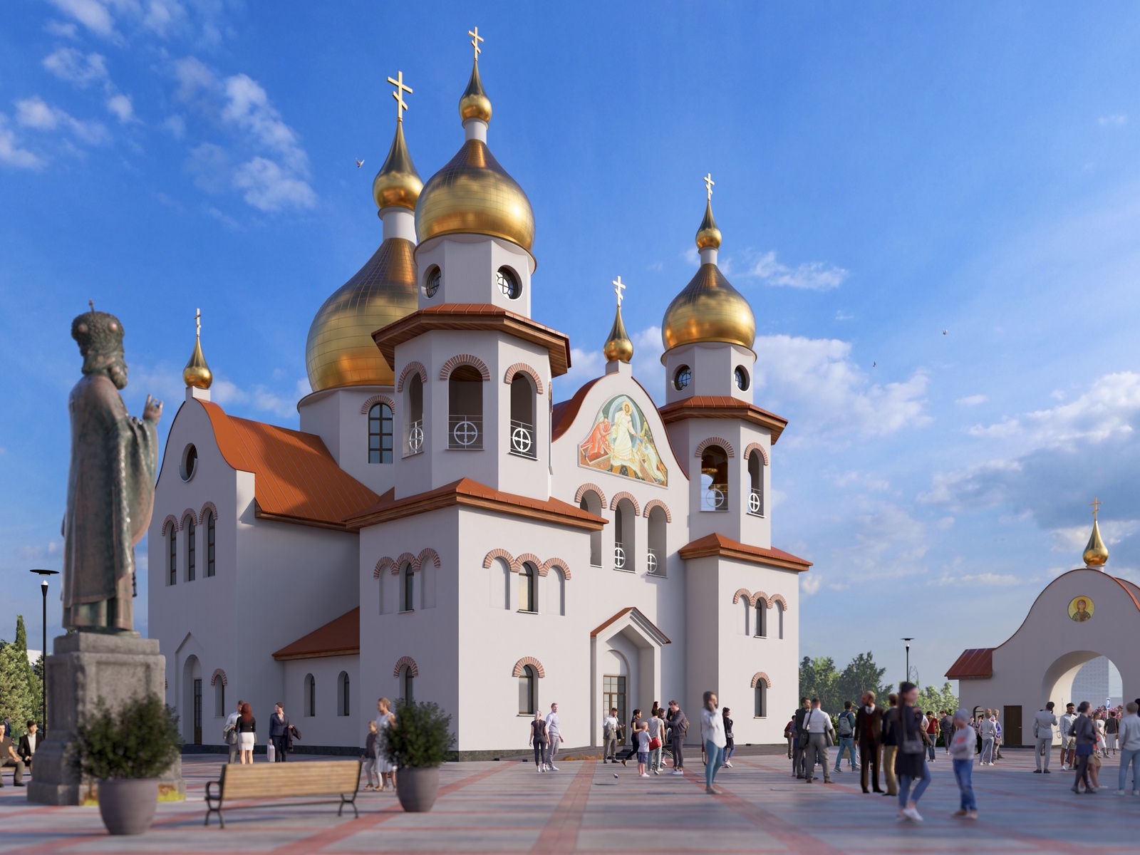 Праект храма велікамучаніцы Анастасіі Аковазбавіцелькі