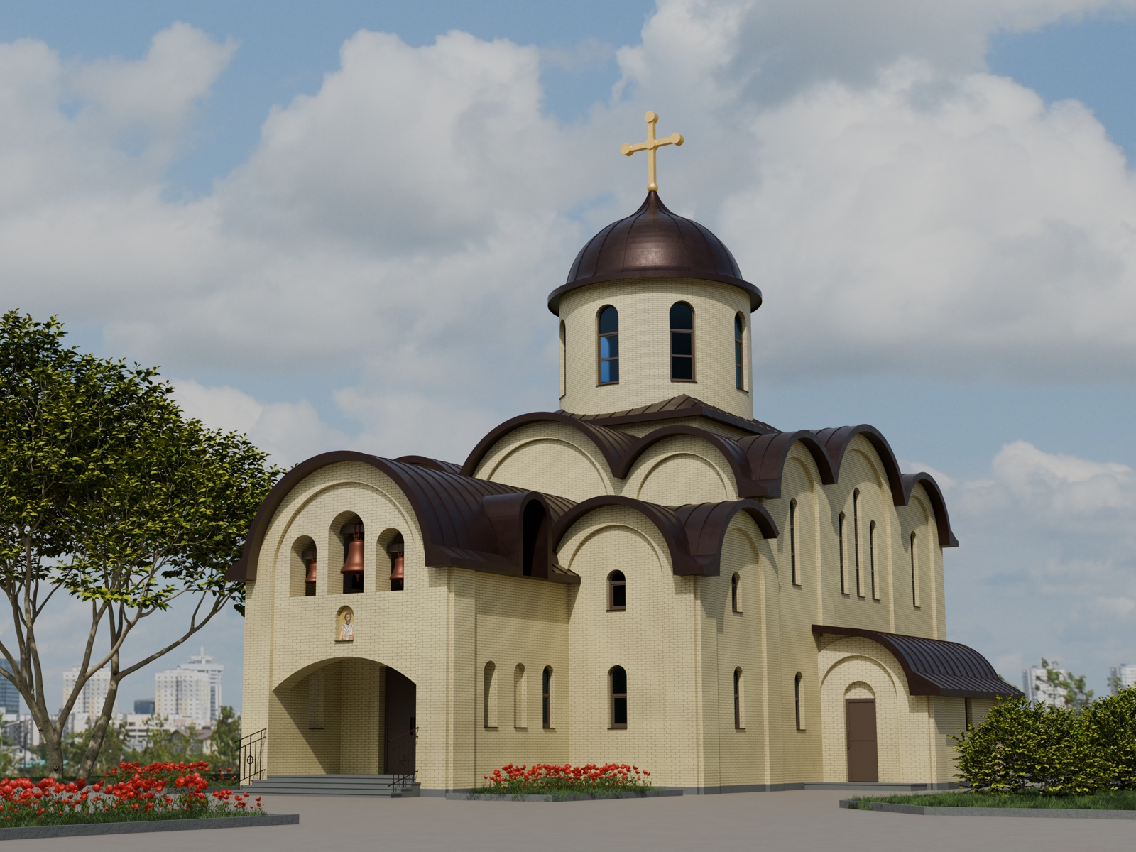 Праект храма свяціцеля Кірылы Тураўскага