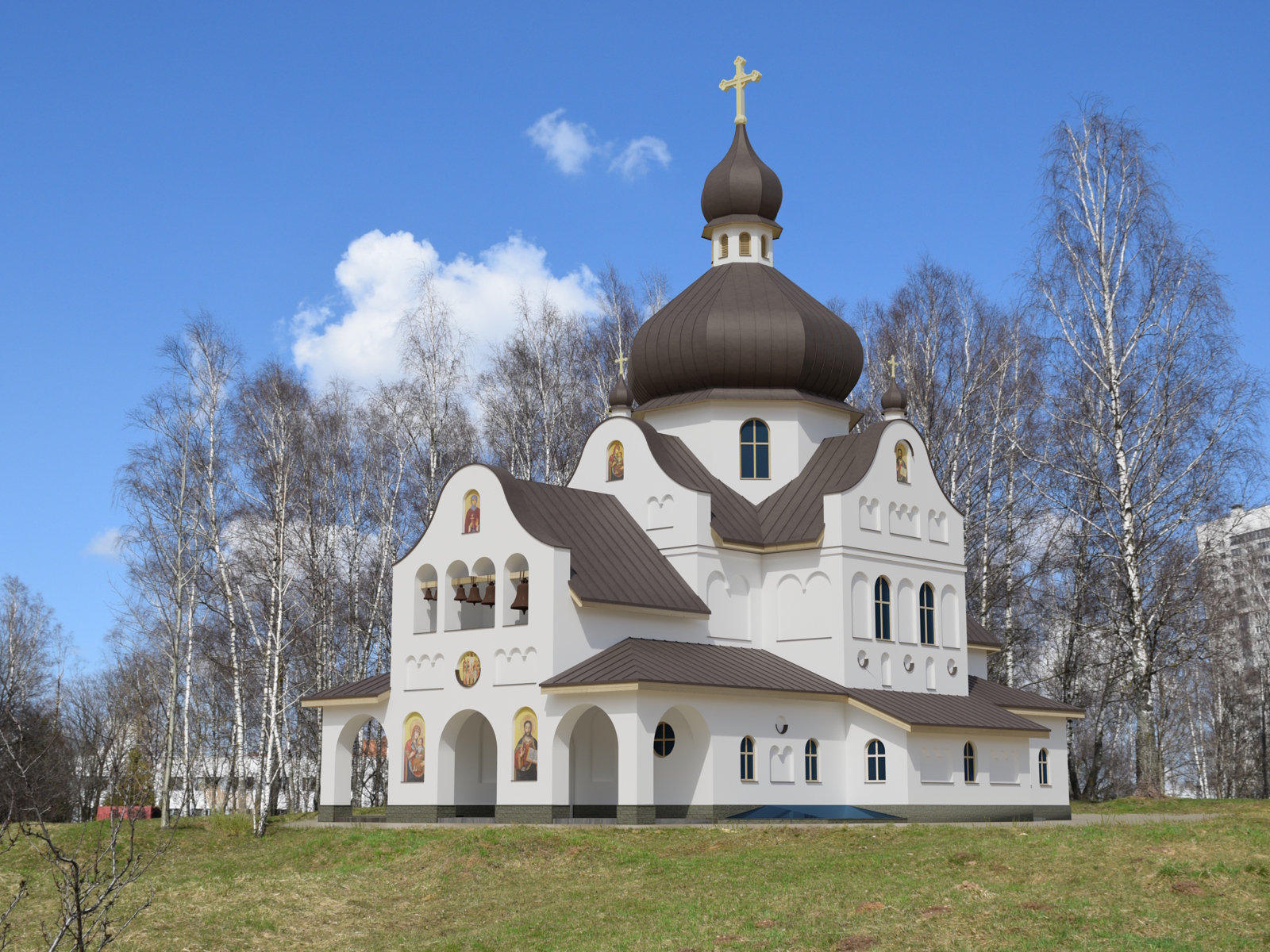 Праект храма Сабору Беларускіх Святых
