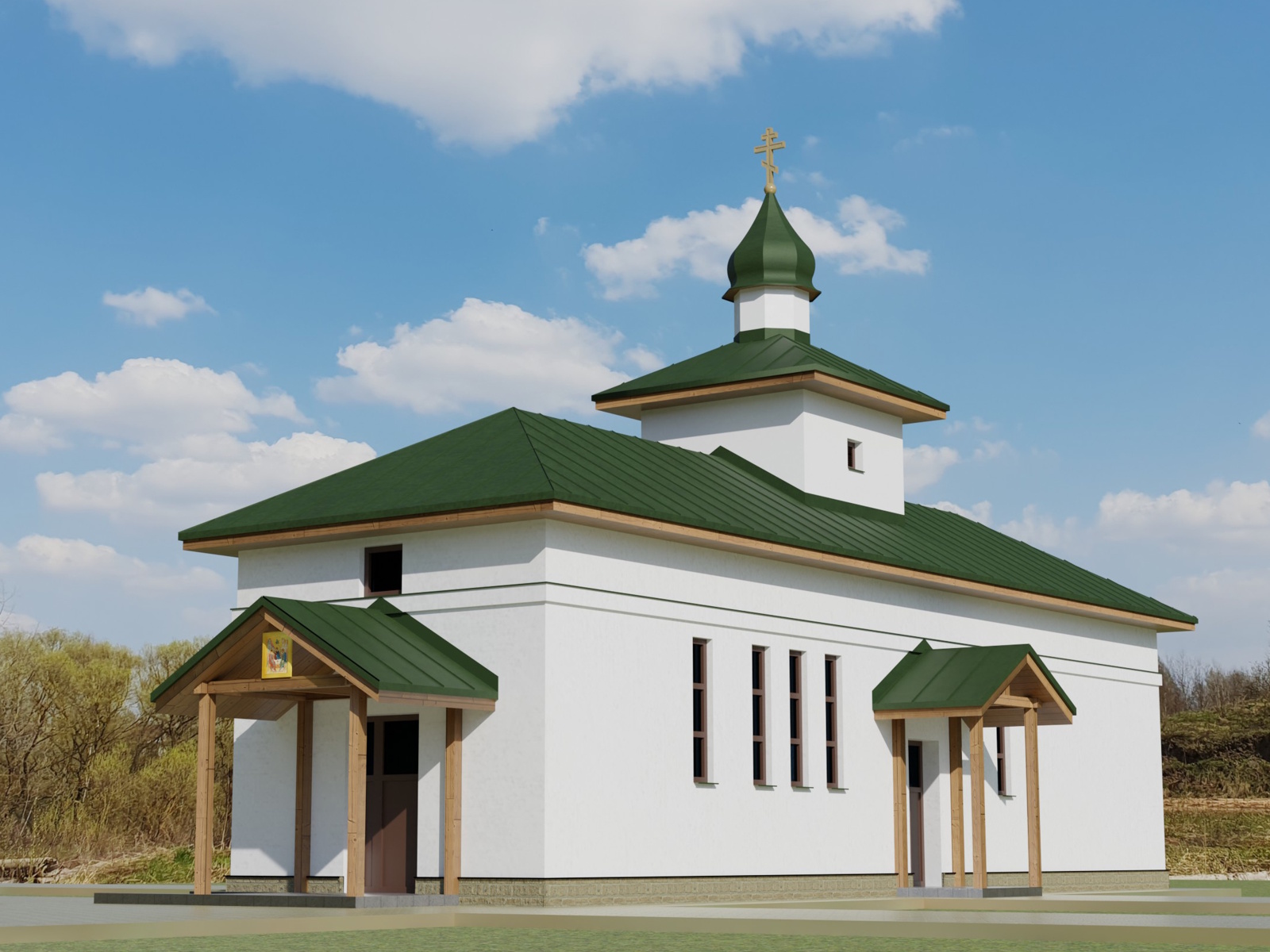 Праект храма Святой Троіцы