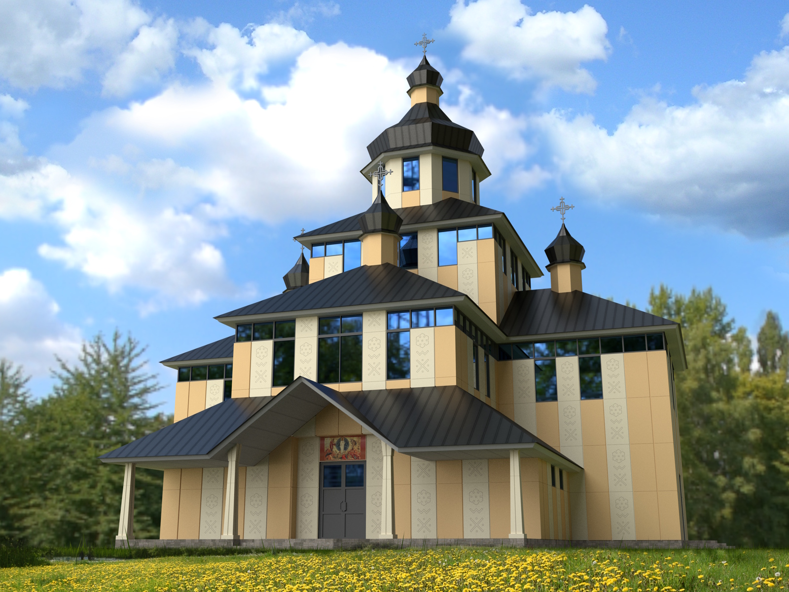 Праект храма Праабражэння Гасподняга